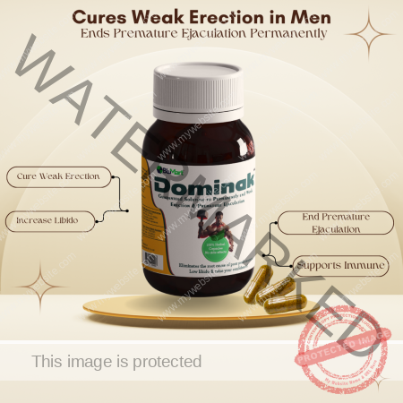 Dominak™ Herbal Capsules – Restore Your Manhood Naturally & Permanently